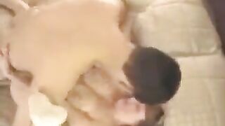 The mother decided to have sex with her drunk son, it was a hot day