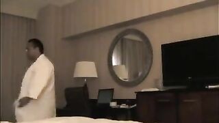 He brought a whore to the hotel room and started to undress her