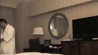 He brought a whore to the hotel room and started to undress her