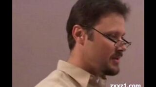 The teacher had sex with a student and he came in her mouth