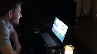 A wife gets horny after watching a porn video