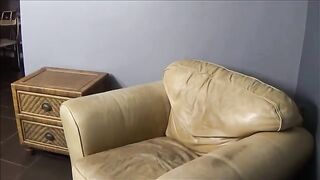 A wife gets horny after watching a porn video