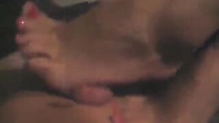 A man was caught masturbating in a compromising situation in this explicit video