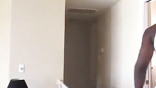 A beautiful blonde woman has anal sex with a black man