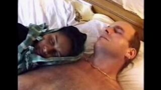 A drunken black woman was at the mercy of her visitor in an intense encounter