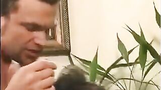 A 40-year-old guy made a joke and felt up the tits of a girl