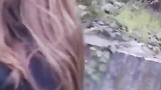 A girl was picked up at the bus stop and fucked on the bonnet