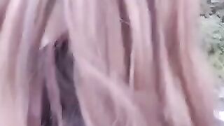 A girl was picked up at the bus stop and fucked on the bonnet