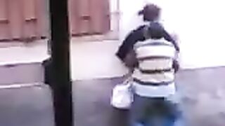 I wanted to fuck right on the street doorsteps
