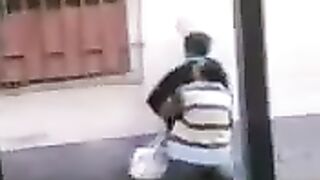 I wanted to fuck right on the street doorsteps