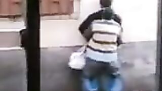 I wanted to fuck right on the street doorsteps