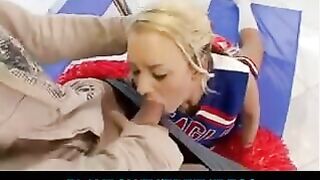 Gymnast girl easily sits on the twine and has awesome sex