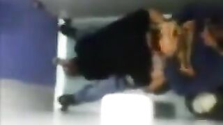 The camera in the toilet caught some intense action, wow!
