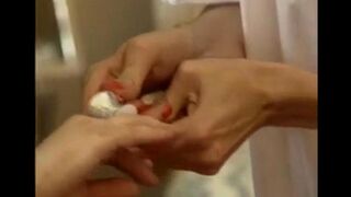 The ass turned inside out by three hot lesbians in a steamy session