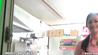 A girl is fucking for money, she has no other way out