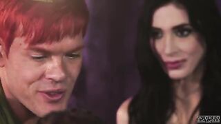 Peter Pan fucked two hot mermaids in steamy FFM action