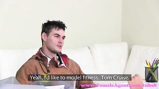 A blonde actress came to casting for the first time in her life on the couch