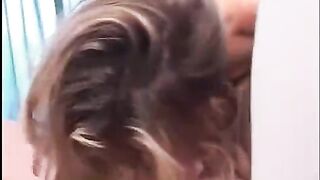 One lucky guy with two young girlfriends to fuck
