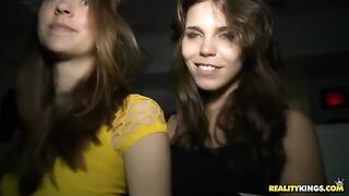 Sex party in the club with striptease, big tits, and big dick action