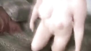 The guy shaved his pubic hair so his wife could lick it comfortably