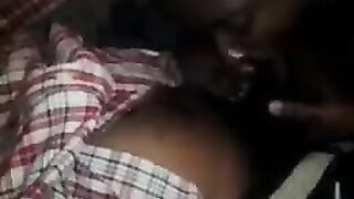 Negro man fucks his fat wife in her ass hole in a steamy homemade scene