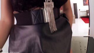 Fucked between the big tits of his girlfriend
