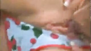A mature beauty has a hard lesbian sex with her young partner