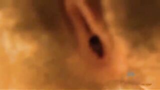 A woman sucks the penis of her partner at home and gets a lot of joy