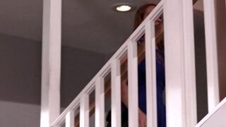 The guy fucked his girlfriend with a strapon pen