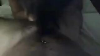 A mature woman has a gentle sex with her young boyfriend, showcasing homemade passion
