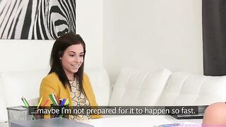 Lesbian casting with gorgeous Tracy Lindsay and her amazing body