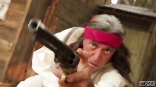 The cowboy punished a girl but licked her sweet clitoris
