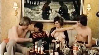 Bunch of depraved bitches get fucked in the ass at a swinger party