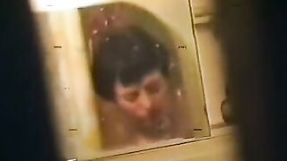 Drunk mother gets fucked in a bath by soldier