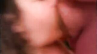 The guy forced his friend to her knees and made her suck him off