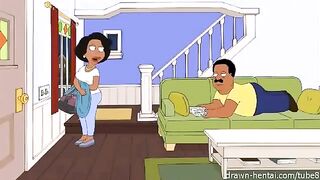 Porn parody of the famous series 'The Cleveland Show'