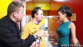 A girl was fucked by a crowd of guys in the street