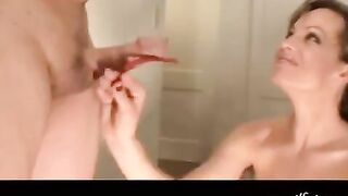 The powerful suck of stunning boobs with Wendy