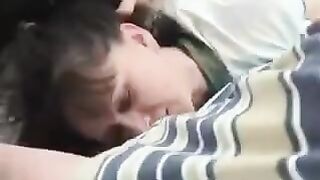 Family members engaged in a forbidden sexual activity