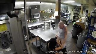 The chick worked hard and wanted to relax, so she got intimate