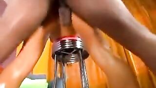 Sandra Roman gets her pussy railed in all poses hard