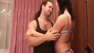 Guy fucked a gymnast in various poses that pushed flexibility limits