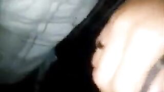A guy caressed his dick right in the subway and soon released cum