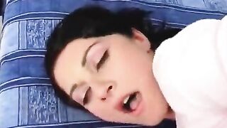 The guy tried anal sex and got a cumshot on his face