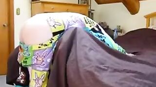 A girl with a lustful look is tied up by her brother in a daring act