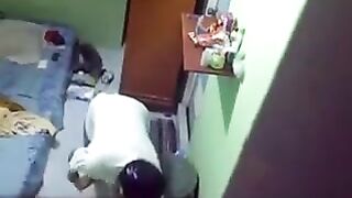 Spy cam in a girl’s room in the hostel, eporn style