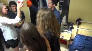 Instead of paying the debt, the girls invited the collector to a party