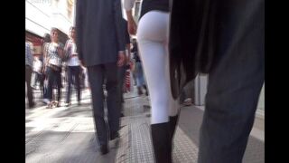 The camera follows the juicy ass of the sexy Argentine