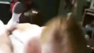 A sexy girl was caught and thrown on the bed with passion