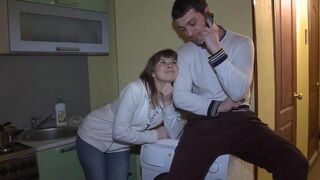 A wife fucked in front of her husband, it was incredible